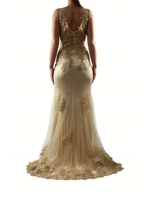 Elegant gold dress BACI STELLARI | BS0421UN